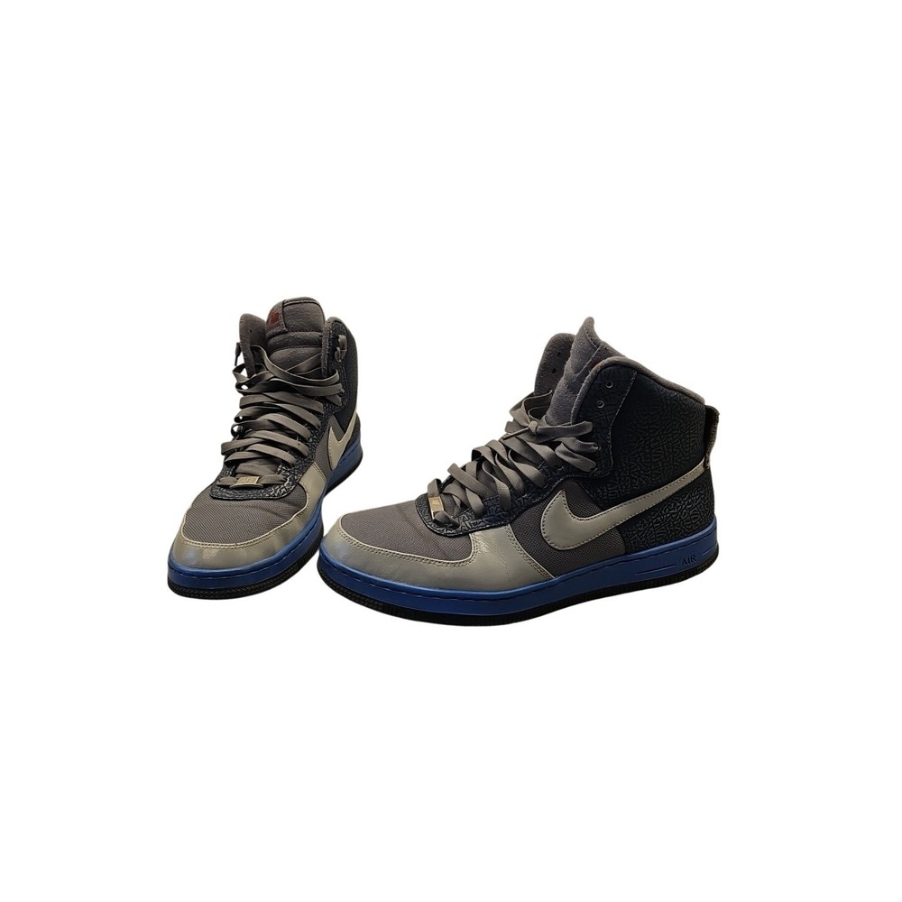 Nike Air Force 1 High Statement Game Gray Blue Mens Size 11 Blue Gray